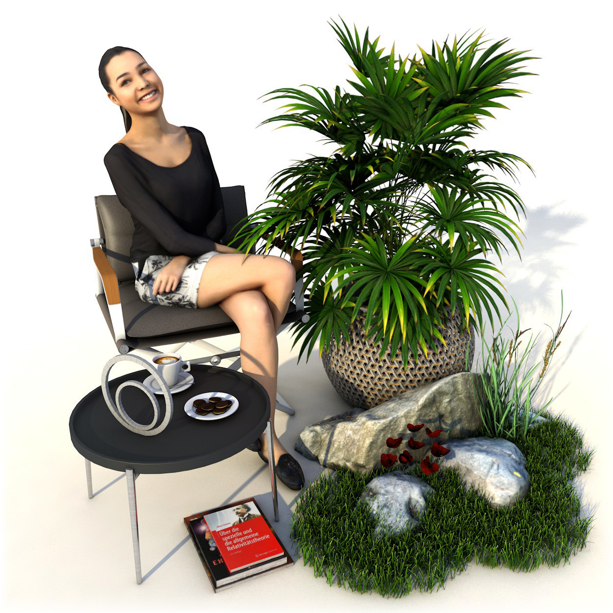 3D Staffage für Architekturvisualisierungen